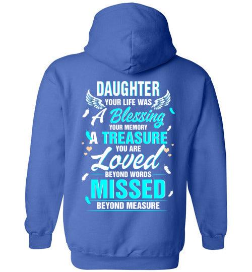 Daughter - Your Life Was A Blessing Hoodie - Guardian Angel Collection