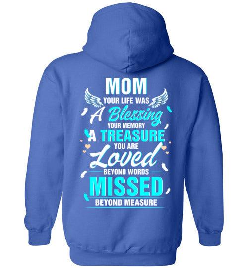 Mom - Your Life Was A Blessing Hoodie - Guardian Angel Collection