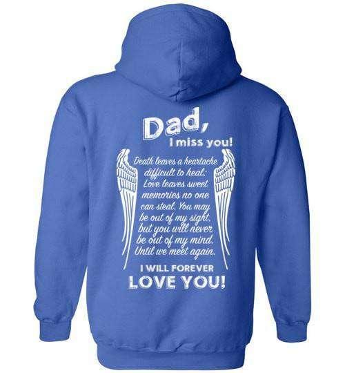 Dad I Miss You Hoodie - Guardian Angel Collection
