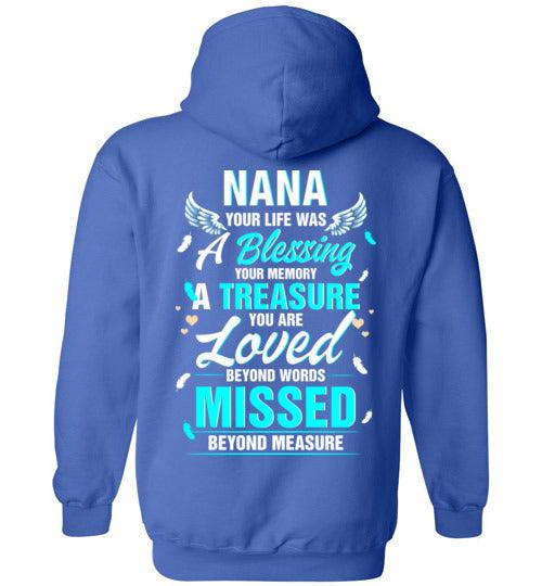 Nana - Your Life Was A Blessing Hoodie - Guardian Angel Collection