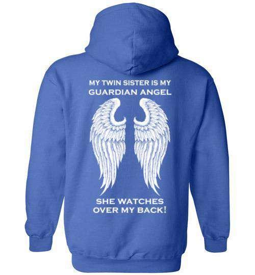 My Twin Sister is my Guardian Angel Hoodie - Guardian Angel Collection