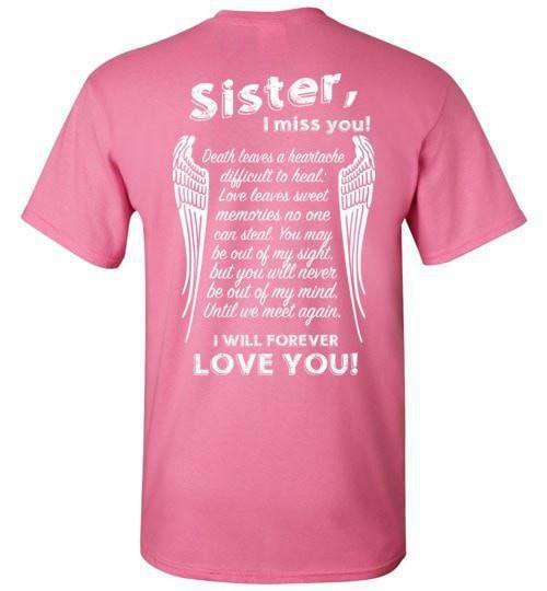 Sister I Miss You T-Shirt - Guardian Angel Collection