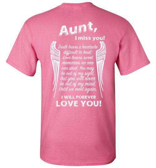 Aunt - I Miss You T-Shirt - Guardian Angel Collection
