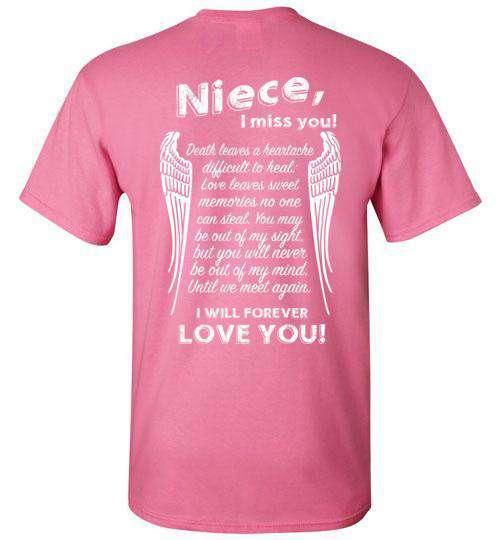 Niece - I Miss You T-Shirt - Guardian Angel Collection