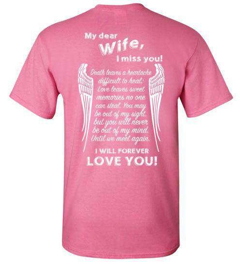 Wife - I Miss You T-Shirt - Guardian Angel Collection