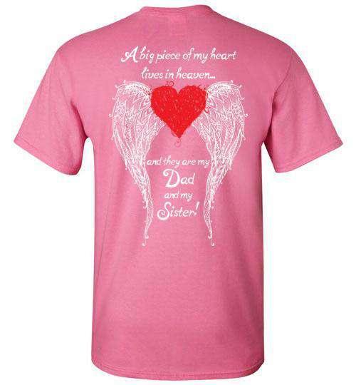 Dad & Sister - A Big Piece of my Heart T-Shirt - Guardian Angel Collection