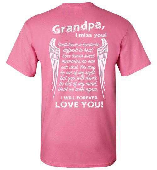 Grandpa I Miss You T-Shirt - Guardian Angel Collection