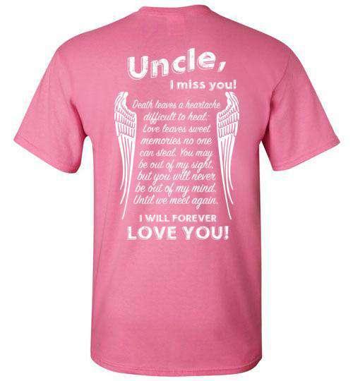 Uncle - I Miss You T-Shirt - Guardian Angel Collection