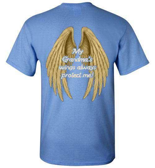 My Grandma's Wings Always Protect Me T-Shirt - Guardian Angel Collection
