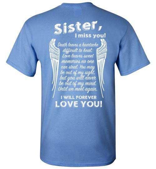 Sister I Miss You T-Shirt - Guardian Angel Collection