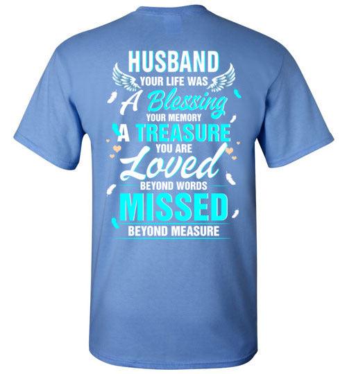 Husband - Your Life Was A Blessing T-Shirt - Guardian Angel Collection
