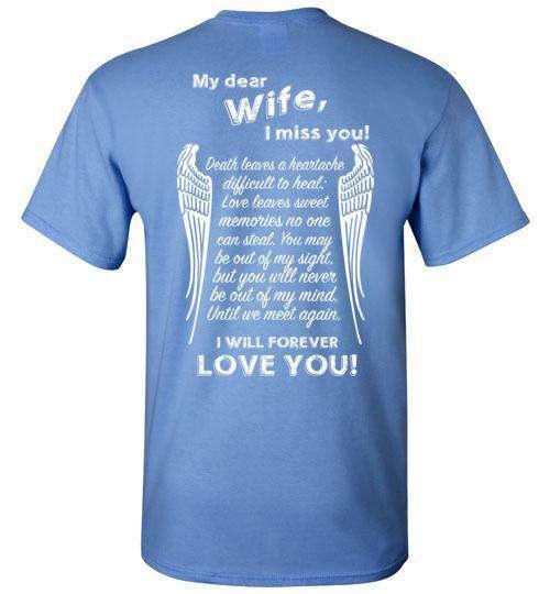 Wife - I Miss You T-Shirt - Guardian Angel Collection