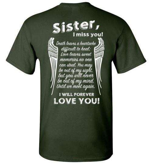 Sister I Miss You T-Shirt - Guardian Angel Collection
