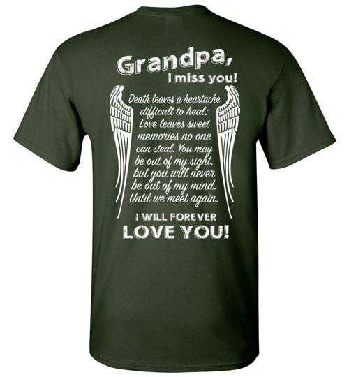 Grandpa I Miss You T-Shirt - Guardian Angel Collection