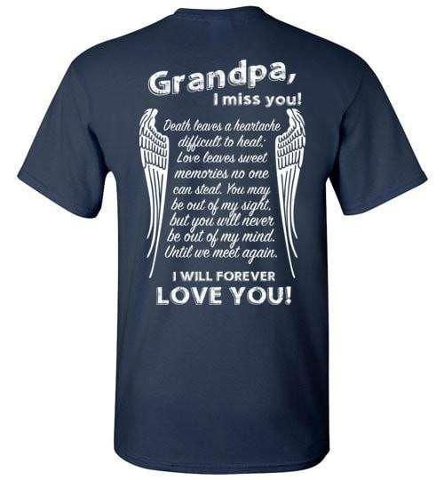 Grandpa I Miss You T-Shirt - Guardian Angel Collection