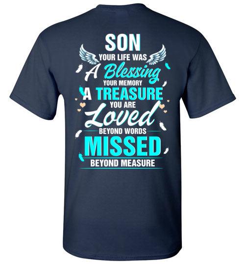 Son - Your Life Was A Blessing T-Shirt - Guardian Angel Collection