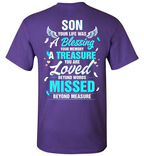 Son - Your Life Was A Blessing T-Shirt - Guardian Angel Collection