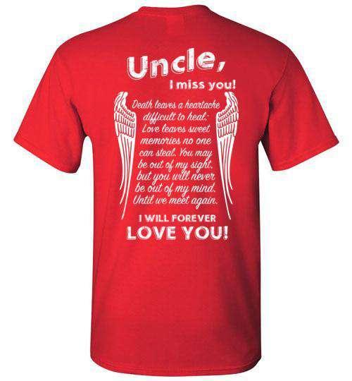 Uncle - I Miss You T-Shirt - Guardian Angel Collection