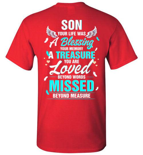 Son - Your Life Was A Blessing T-Shirt - Guardian Angel Collection