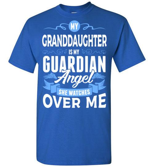 My Granddaughter Watches Over Me T-Shirt (Front) - Guardian Angel Collection