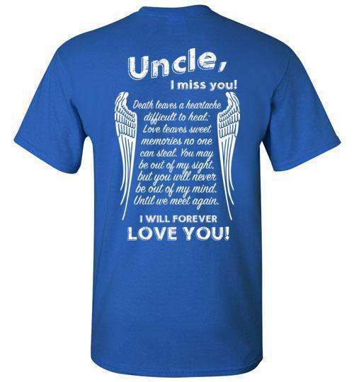 Uncle - I Miss You T-Shirt - Guardian Angel Collection