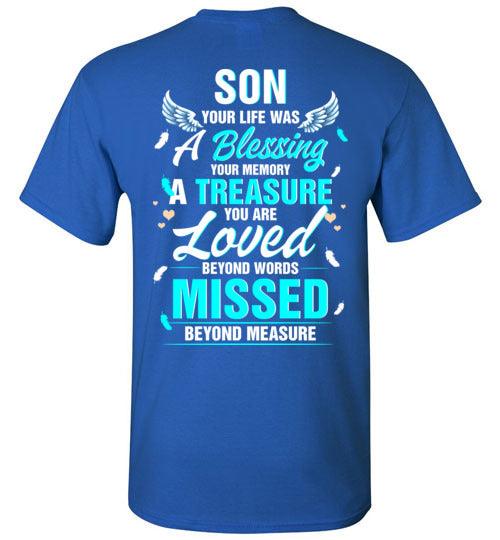 Son - Your Life Was A Blessing T-Shirt - Guardian Angel Collection