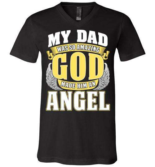 My Dad Was So Amazing Unisex V-Neck - Guardian Angel Collection