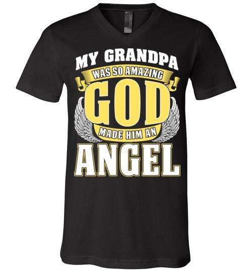 My Grandpa Was So Amazing Unisex V-Neck - Guardian Angel Collection