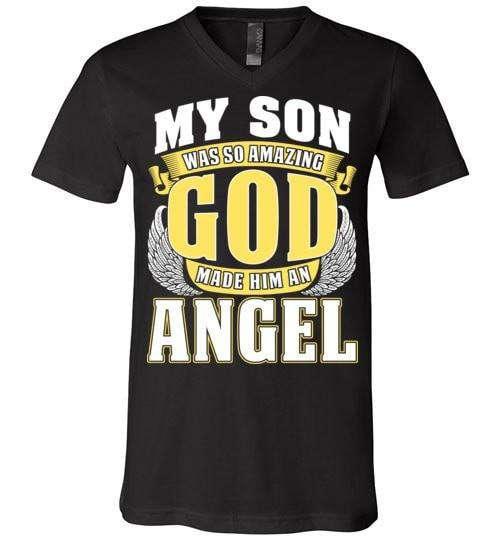 My Son Was So Amazing V-Neck - Guardian Angel Collection