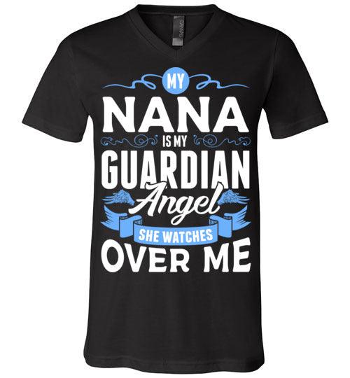 My Nana Watches Over Me V-Neck (Front) - Guardian Angel Collection