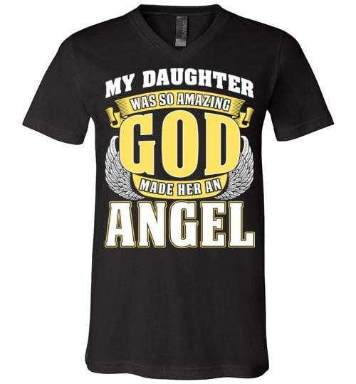 My Daughter Was So Amazing V-Neck - Guardian Angel Collection