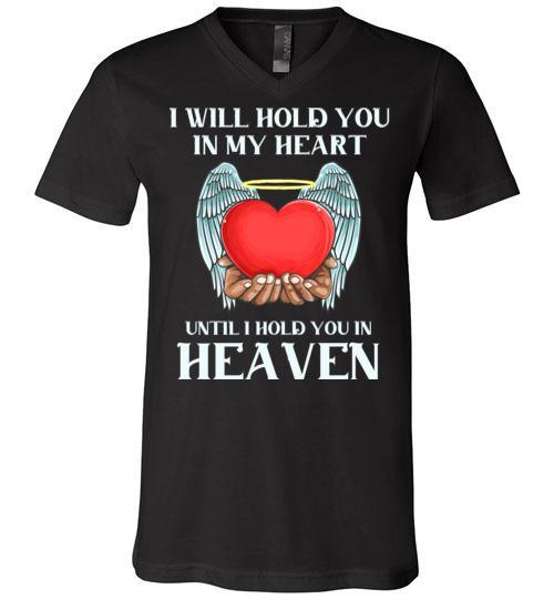 I Will Hold You In My Heart V-Neck - Guardian Angel Collection