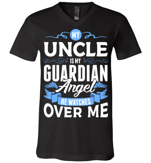 My Uncle Watches Over Me V-Neck (Front)