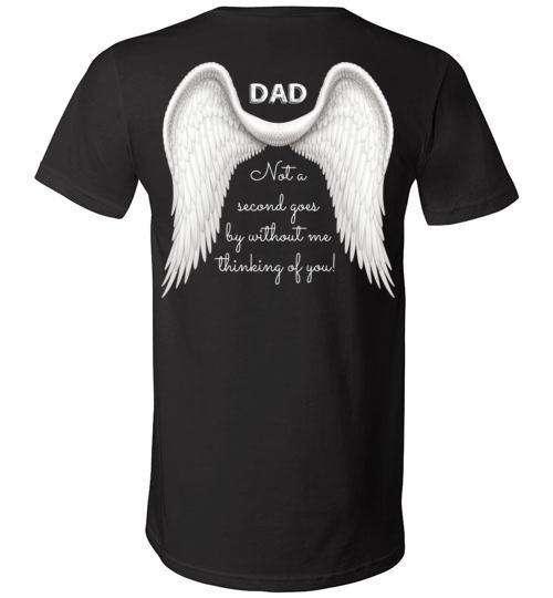 Dad - Not A Second Goes By V-Neck - Guardian Angel Collection