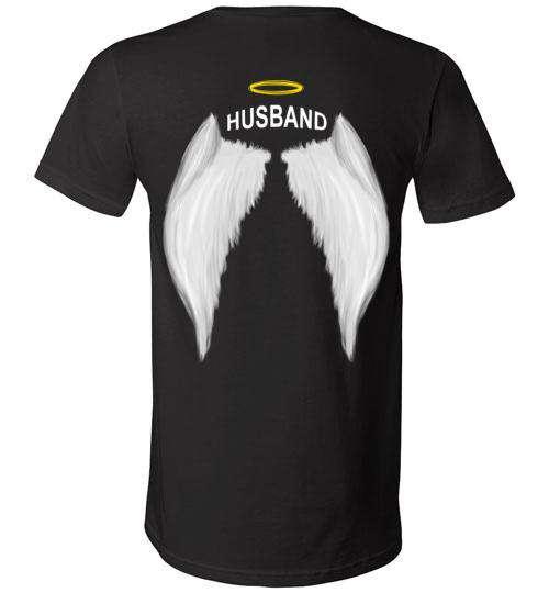 Husband - Halo Wings V-Neck - Guardian Angel Collection