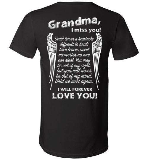 Grandma I Miss You Unisex V-Neck - Guardian Angel Collection