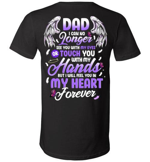 Dad - I Can No Longer See You V-Neck - Guardian Angel Collection