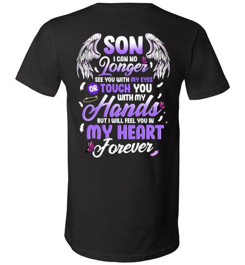 Son - I Can No Longer See You V-Neck - Guardian Angel Collection