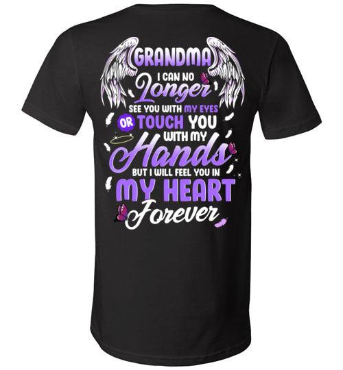 Grandma I Can No Longer See You V-Neck - Guardian Angel Collection