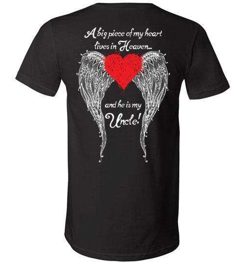 Uncle - A Big Piece of my Heart V-Neck - Guardian Angel Collection