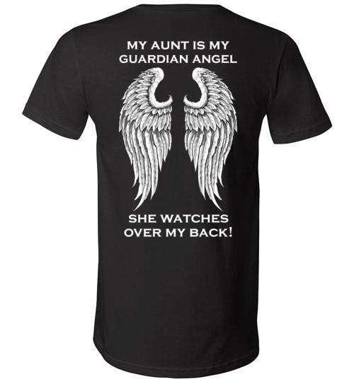 My Aunt Is My Guardian Angel V-Neck - Guardian Angel Collection