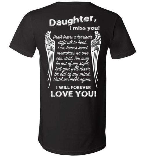 Daughter I Miss You Unisex V-Neck - Guardian Angel Collection