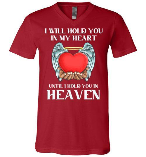 I Will Hold You In My Heart V-Neck - Guardian Angel Collection