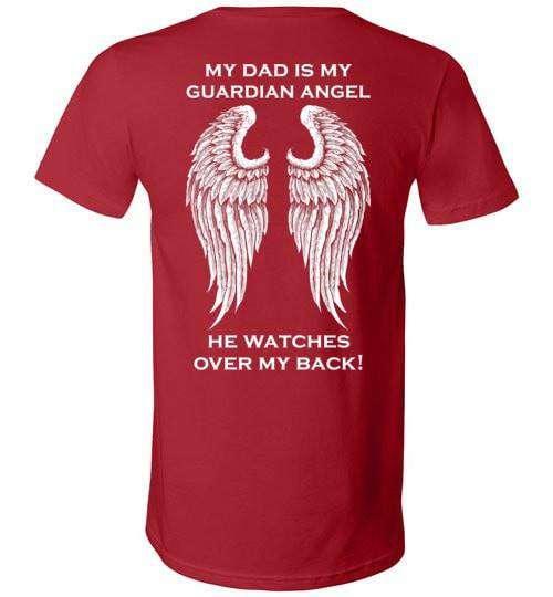 My Dad Is My Guardian Angel V-Neck - Guardian Angel Collection