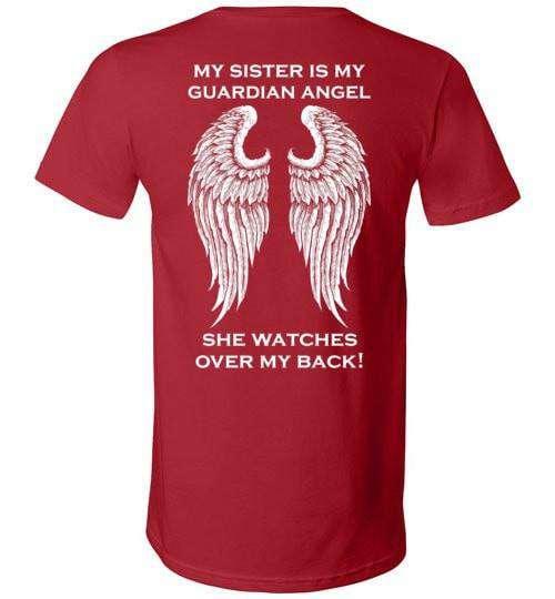 My Sister Is My Guardian Angel V-Neck - Guardian Angel Collection