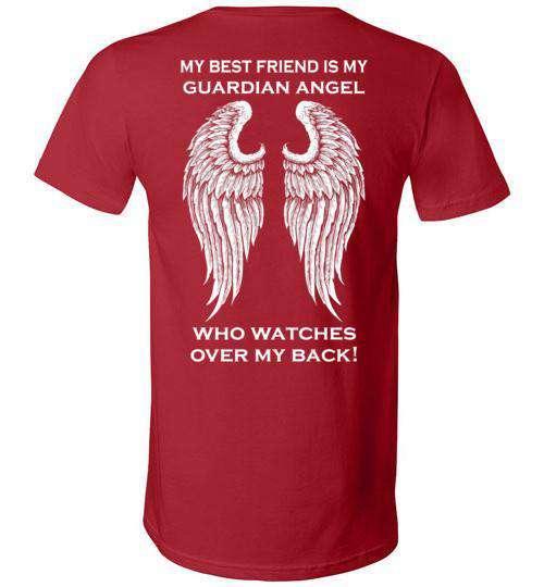 My Best Friend Is My Guardian Angel V-Neck - Guardian Angel Collection