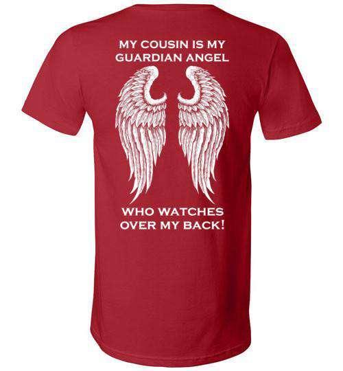 My Cousin Is My Guardian Angel V-Neck - Guardian Angel Collection