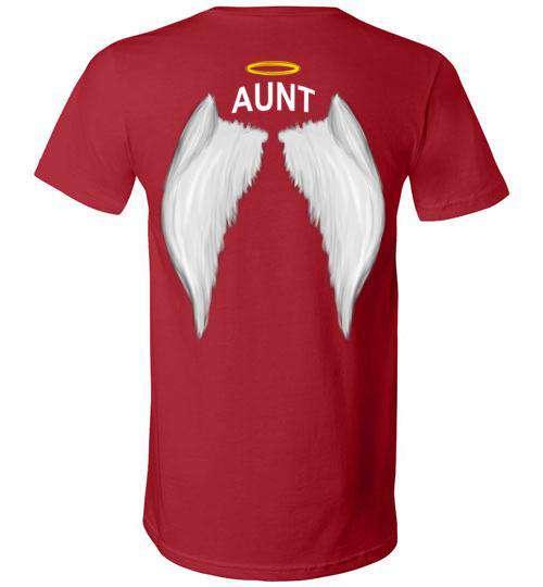 Aunt - Halo Wings V-Neck - Guardian Angel Collection