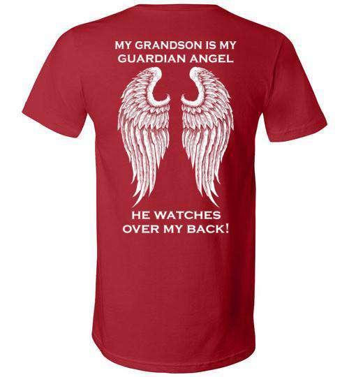 My Grandson Is My Guardian Angel V-Neck - Guardian Angel Collection
