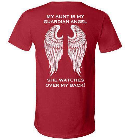 My Aunt Is My Guardian Angel V-Neck - Guardian Angel Collection